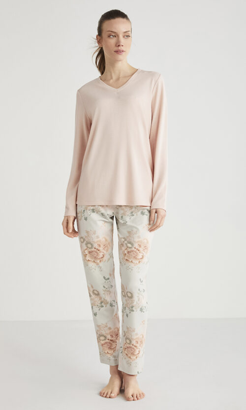 Pyjama Complet à 2 Pièces Très Chic et Classe