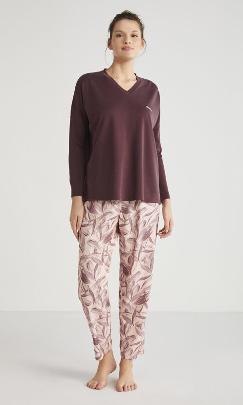 Pyjama Complet à 2 Pièces Très Chic et Classe