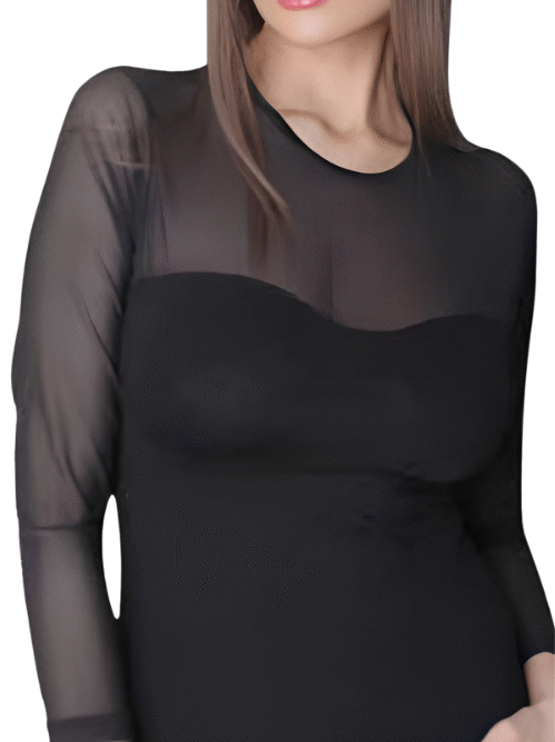 T-shirt à manches en maille Silasella 517