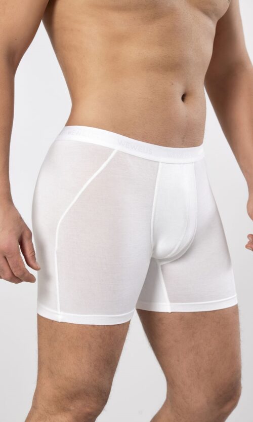 Pack de 3 Boxer Long Premium en Micromodal Microfibre Naturel du Cotton