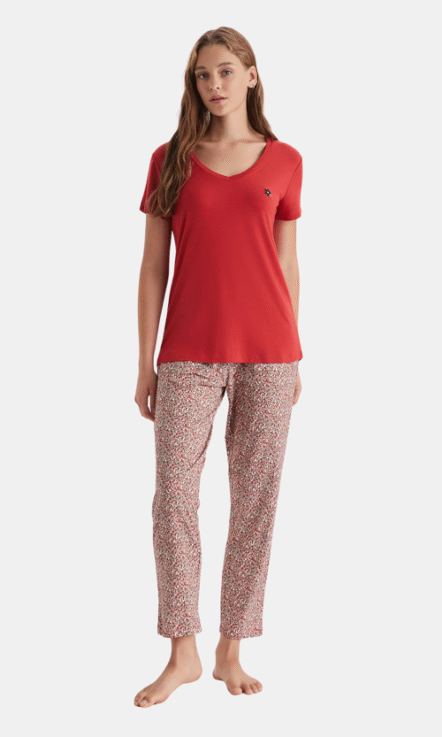 Pyjama 2 Pieces Rouge