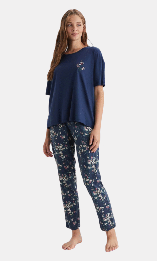 Pyjama 2 Pieces Bleu Marine